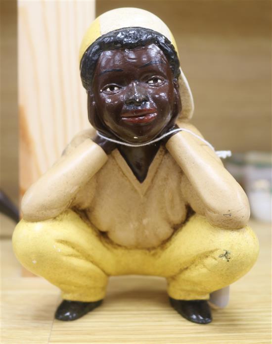 A painted plaster figure Optimum